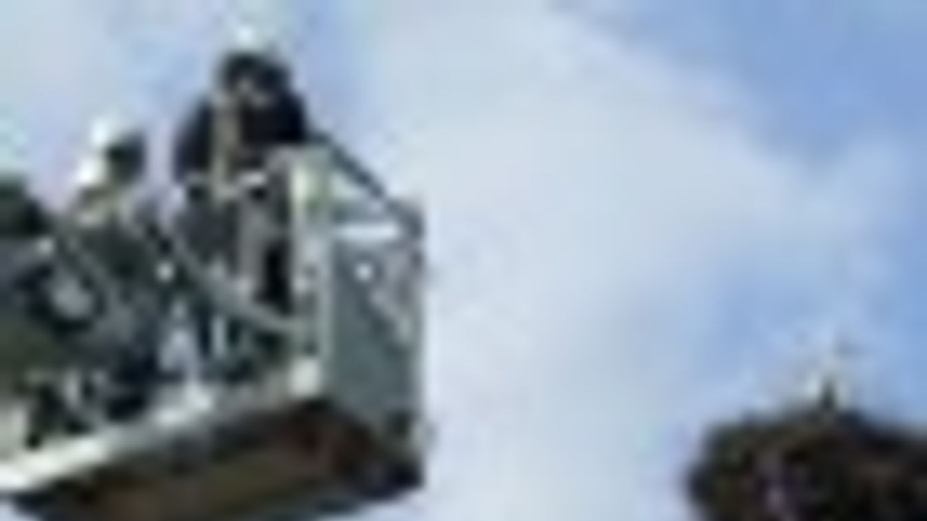 Tűzoltók mentették meg a derekegyházi gólyafészek lakóit + FOTÓK