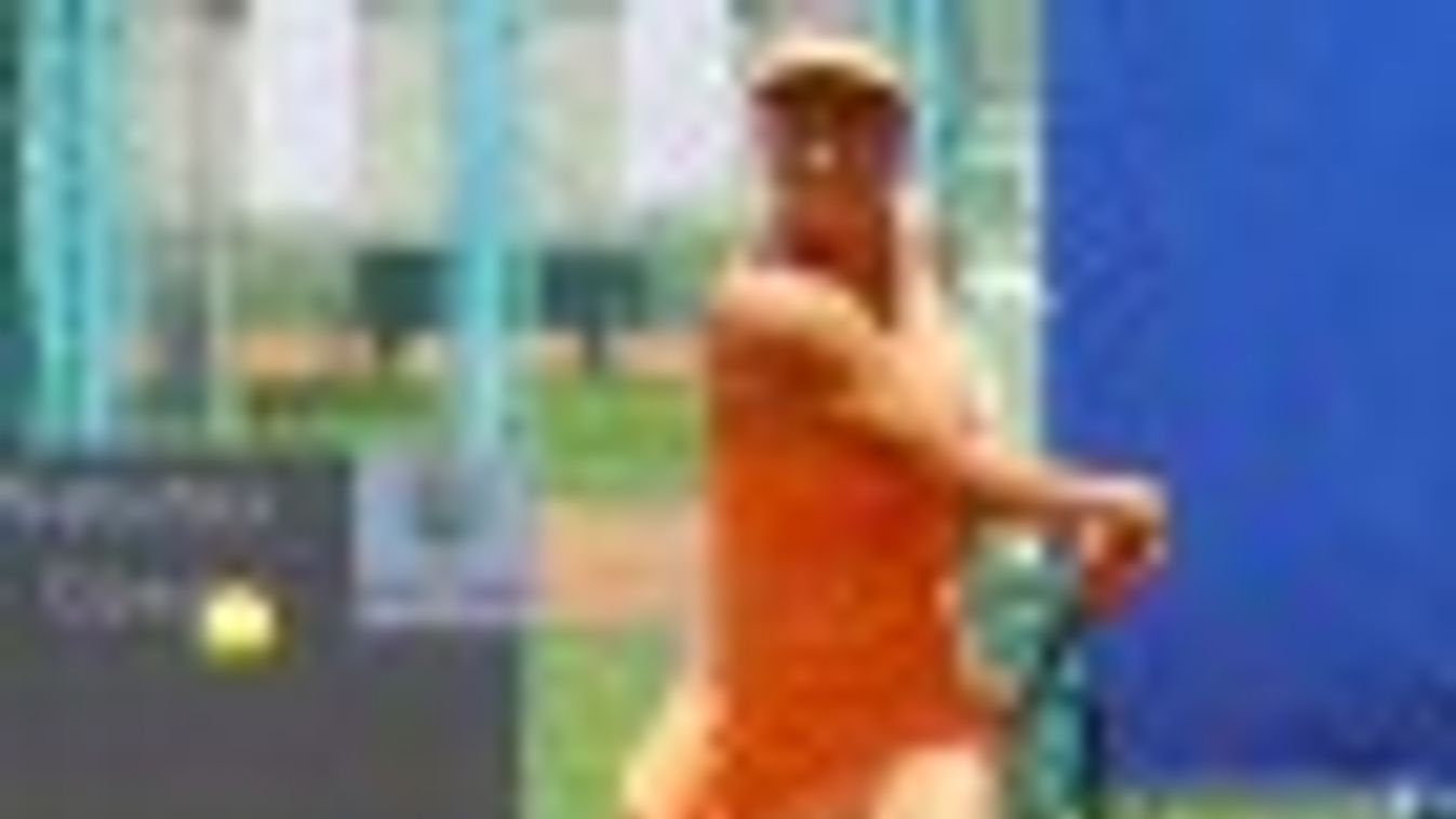 Tenisz: kiesett az első kiemelt, Jani Réka Luca elődöntőzhet