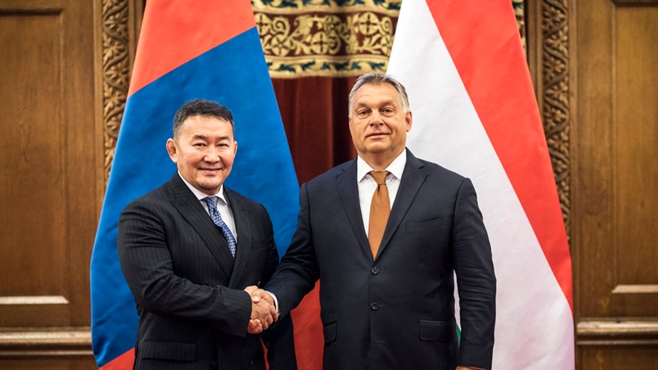 Orbán Viktor Mongólia elnökével tárgyalt