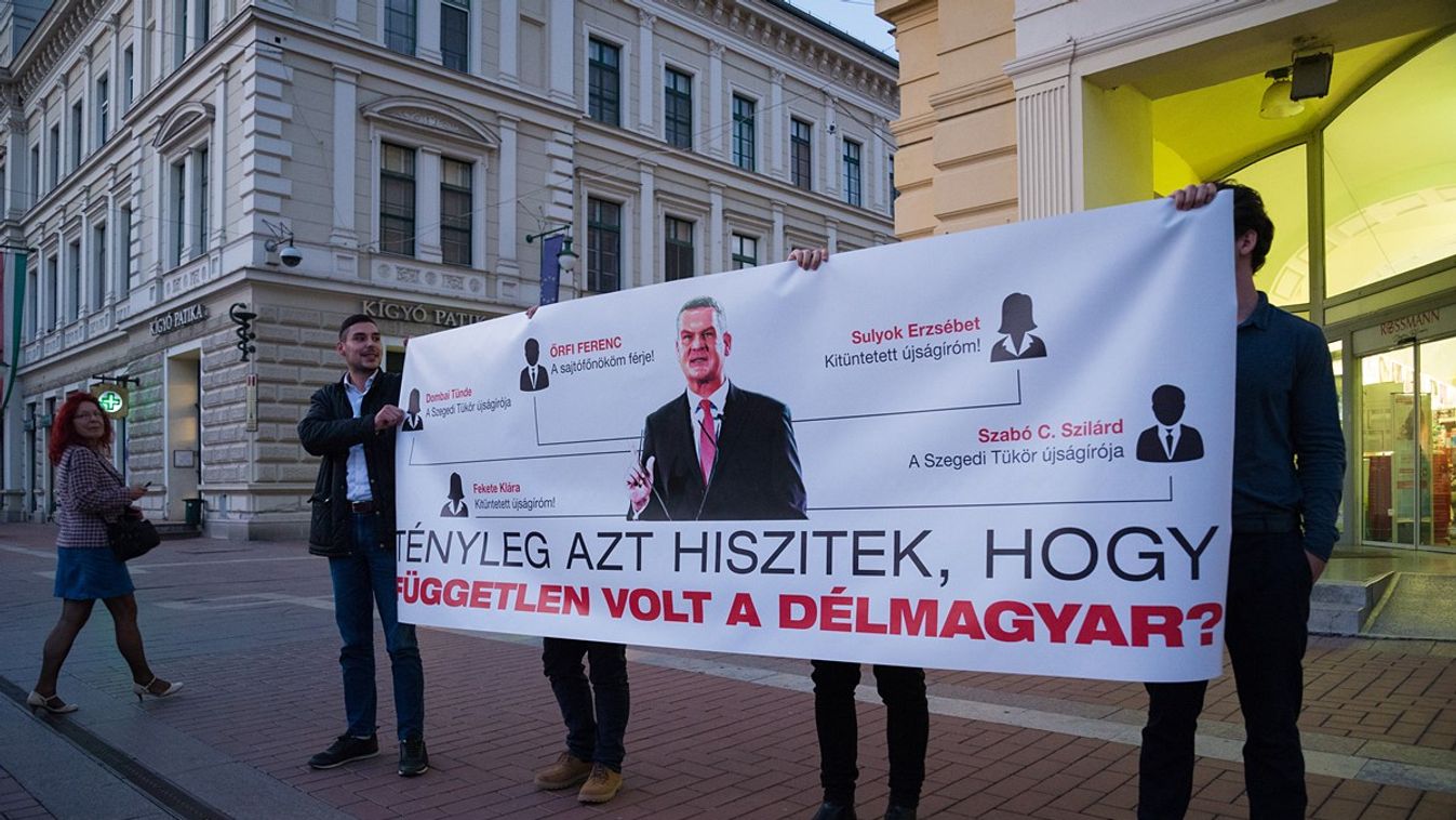 Botka irányította a helyi MSZP-irodából a meghekkelt délmagyaros tüntetést