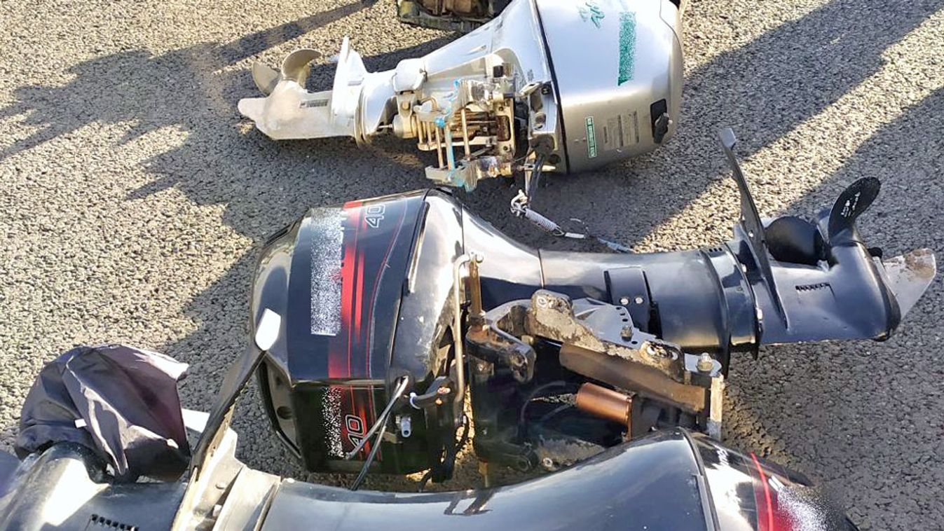 Lopott csónakmotorokkal bukott le egy román sofőr Csanádpalotán