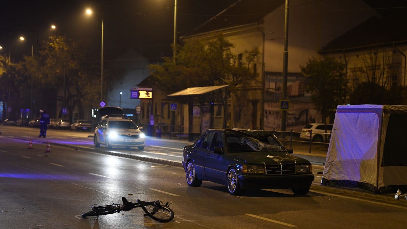 Szemtanúkat keres a szegedi rendőrség a halálra gázolt fiatal biciklis ügyében