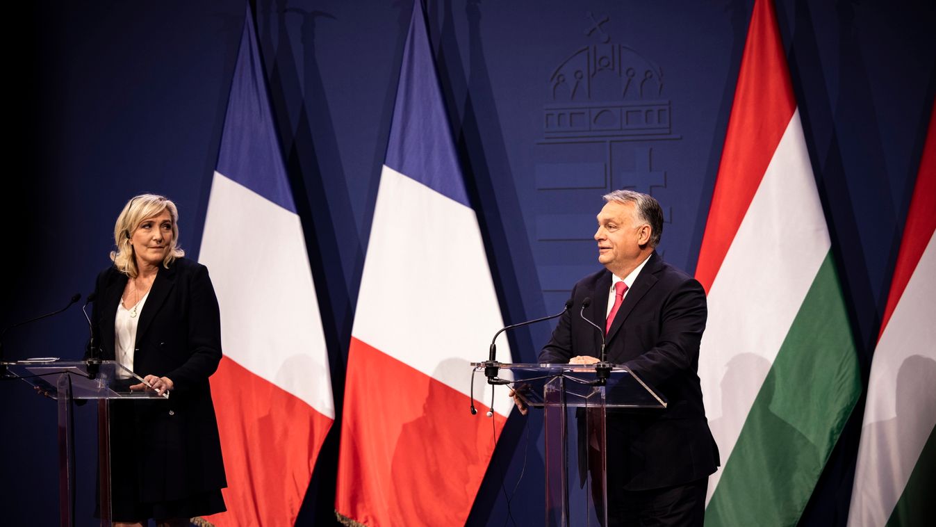 "Nem klónokat keresünk" - hangzott el Le Pen és Orbán Viktor tájékoztatóján
