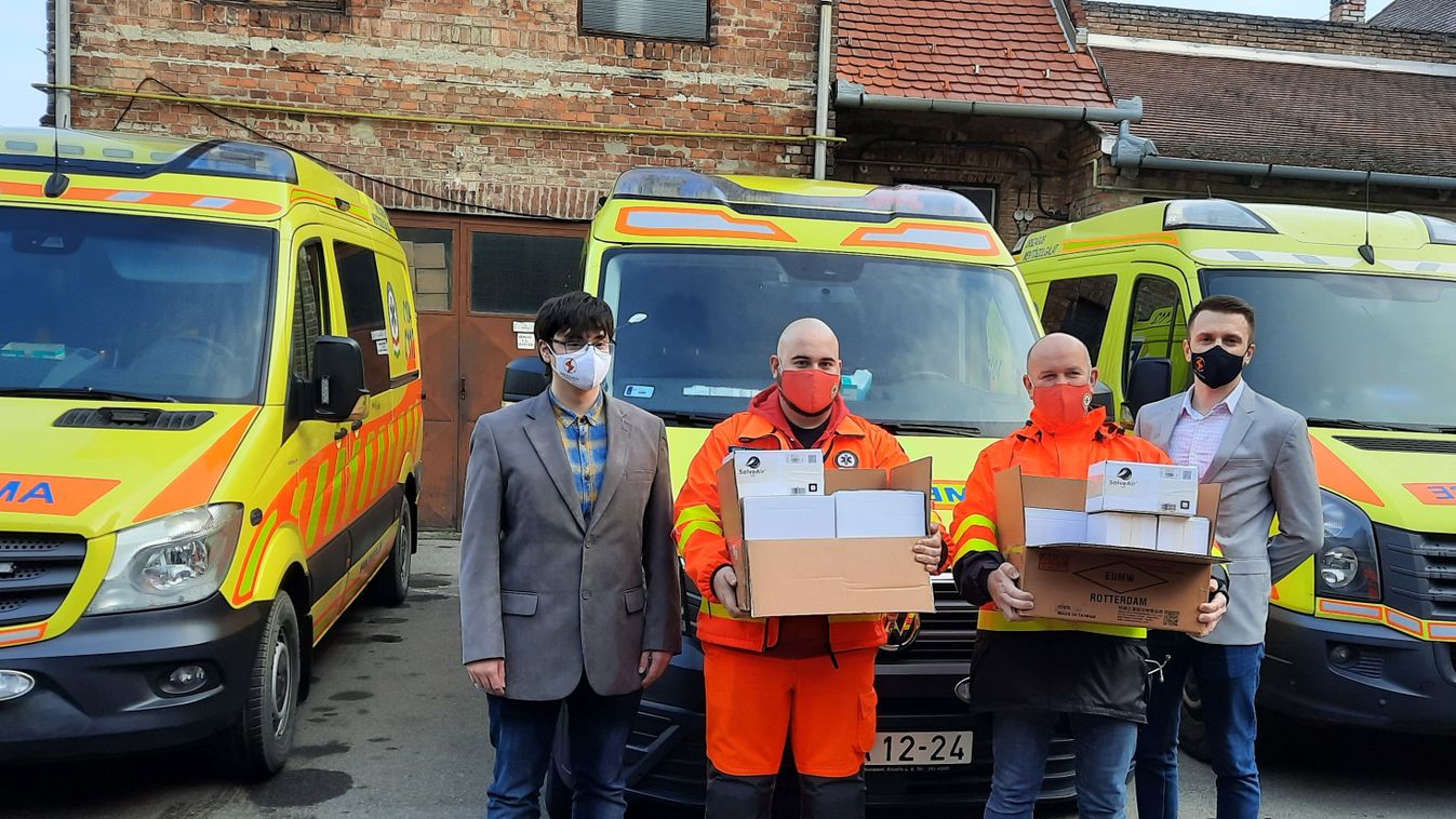 A szegedi mentőállomás több millió forint értékben kapott légtisztító berendezéseket