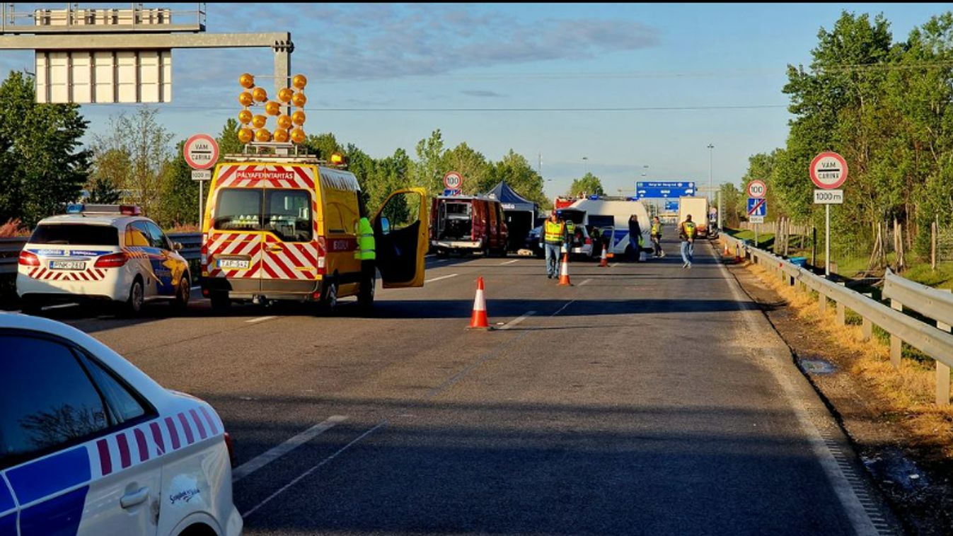 Halálos baleset történt az M5-ösön Röszke közelében