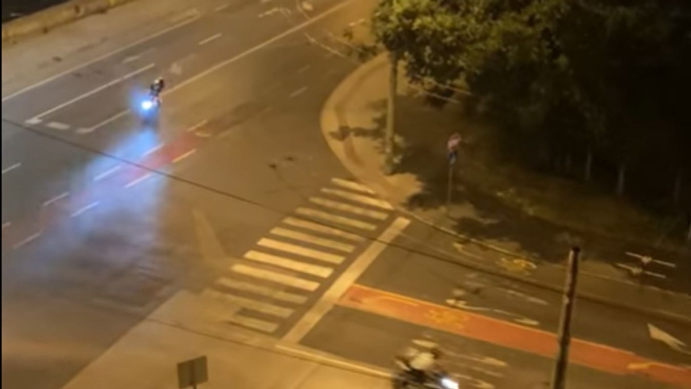 Hatalmas zajt csapva száguldozott három motoros este 10 után Szegeden