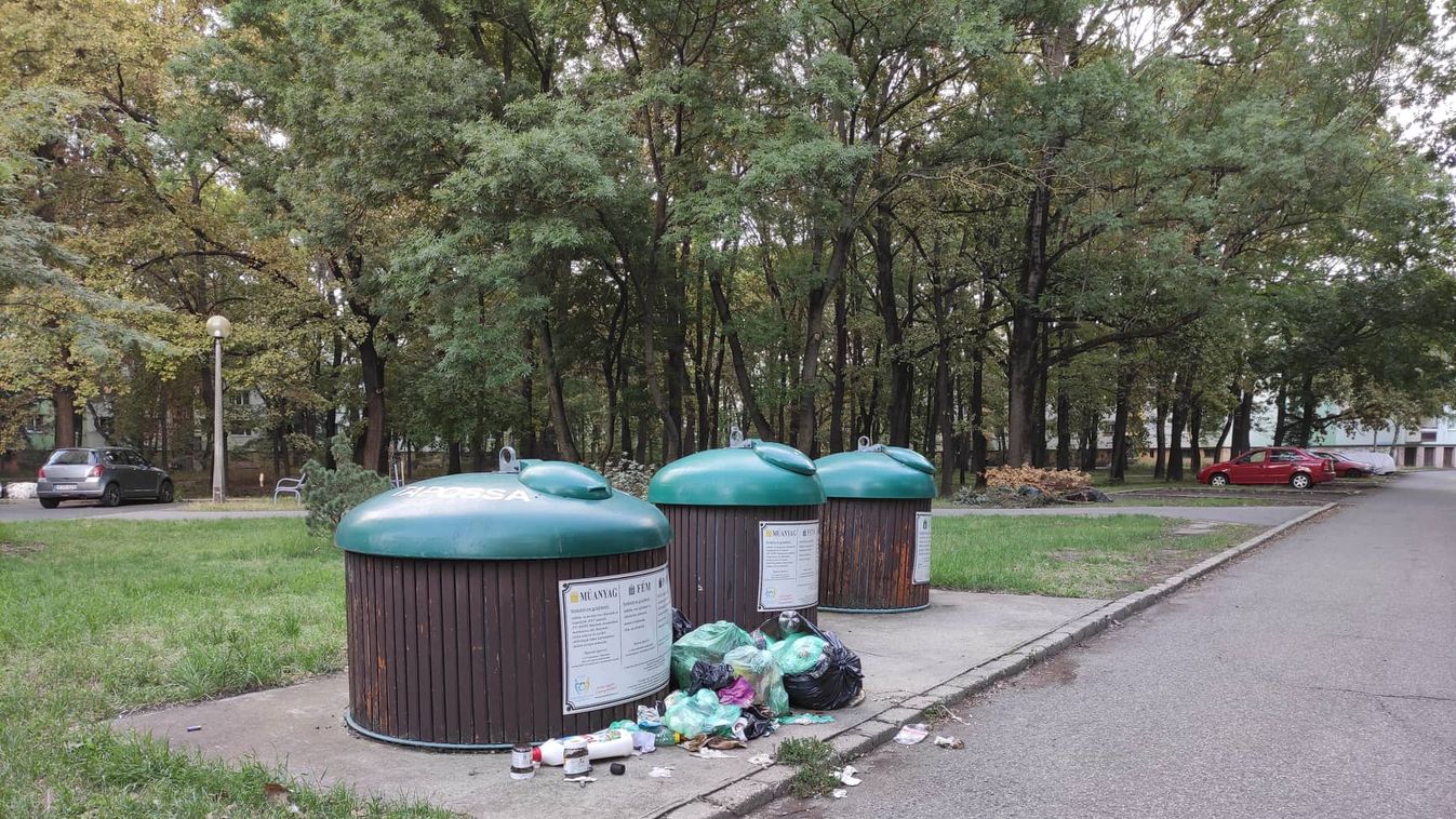 Ezért számolják fel a szelektív hulladékgyűjtő szigeteket Szegeden