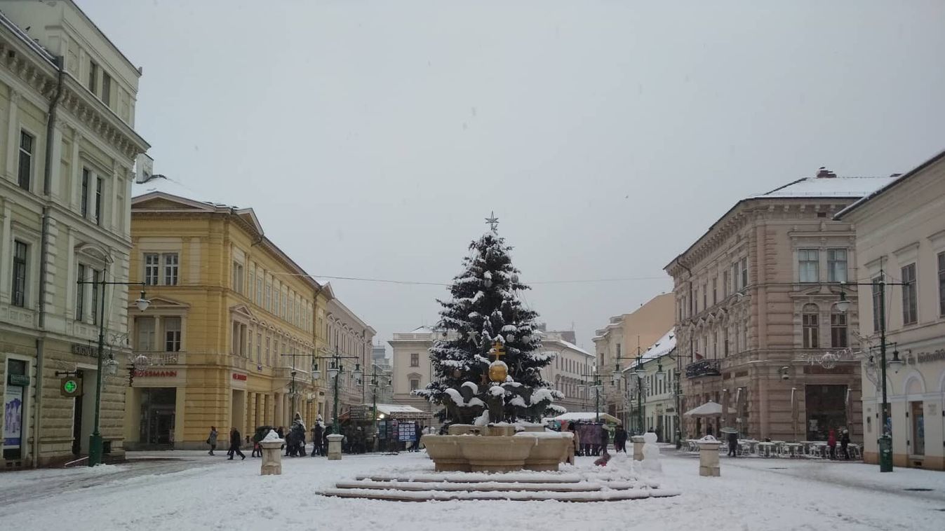 Hétfőn leeshet az első hó Szegeden