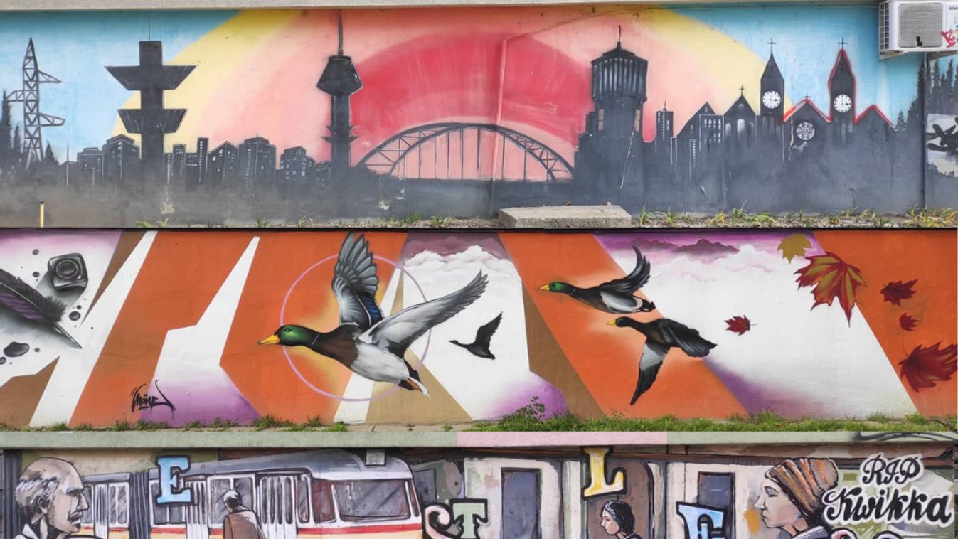 Bámulatos graffitik színesítik a szegedi lakótelepeket, keressük a legszebbet!