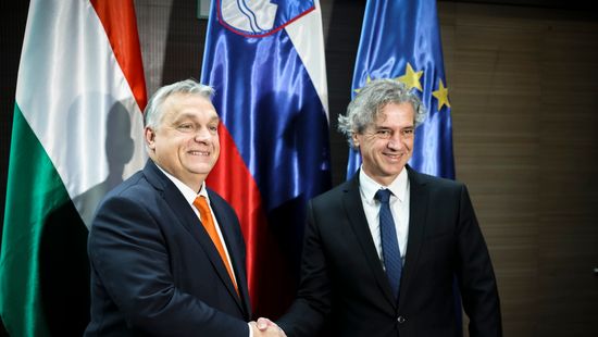 Orbán Viktor a szlovén miniszterelnökkel tárgyalt