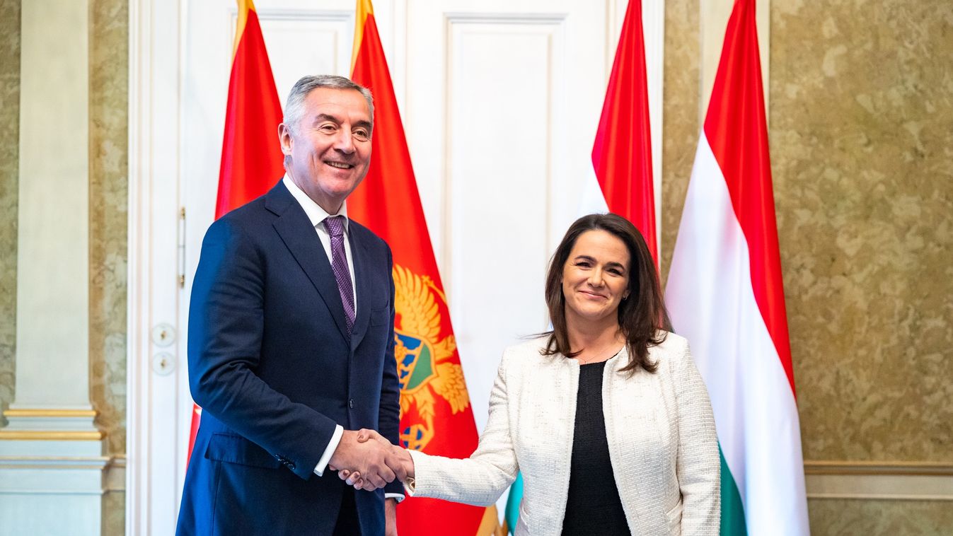 Novák Katalin a montenegrói elnökkel találkozott