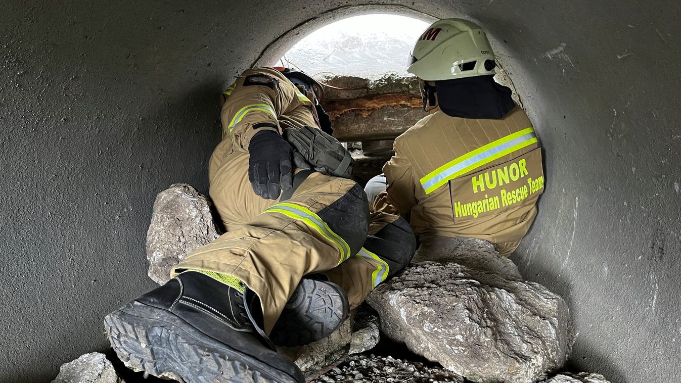 Több embert mentett ki a romok alól Törökországban a HUNOR mentőalakulat