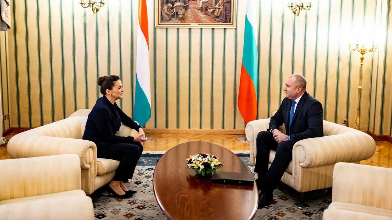 Novák Katalin a bolgár államfővel találkozott