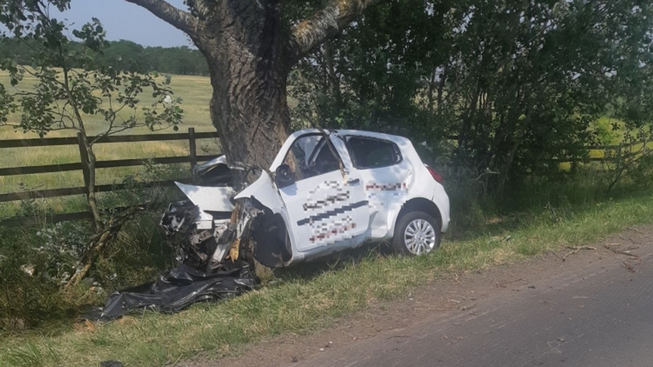 Halálos baleset történt a Sándorfalváról Szeged felé vezető úton