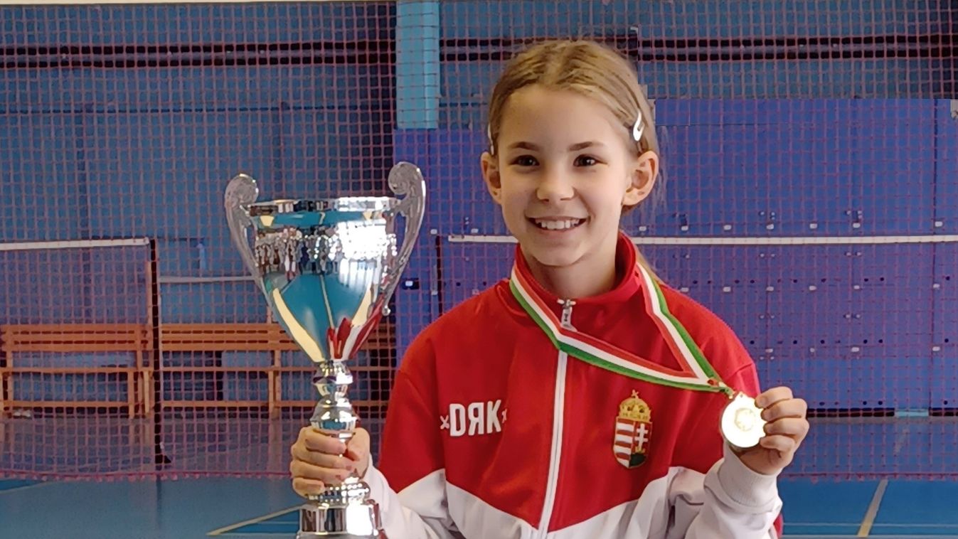 Nemzetközi versenyt nyert Susányi Vera, a 12 éves szegedi tehetség