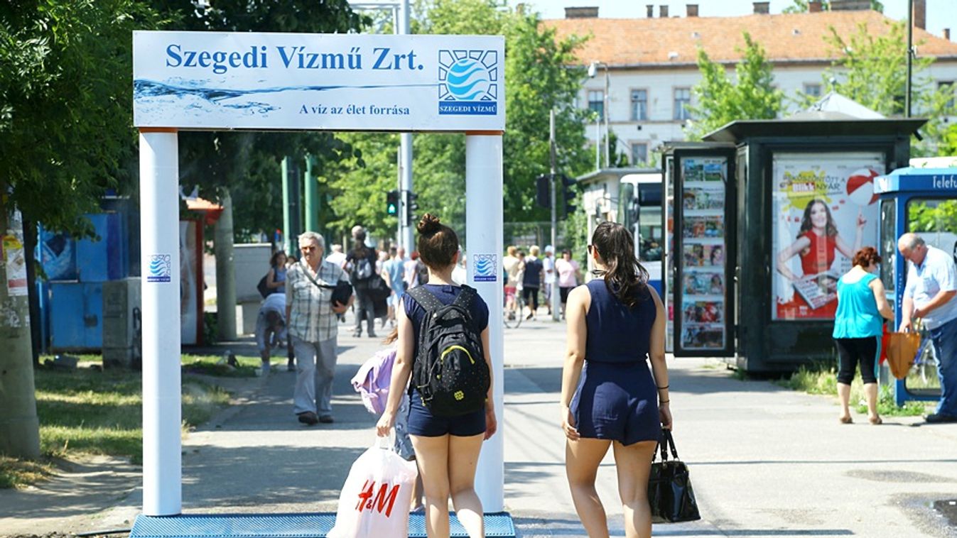 Ivókutakat és párakapukat helyezett ki a városban a Szegedi Vízmű Zrt.