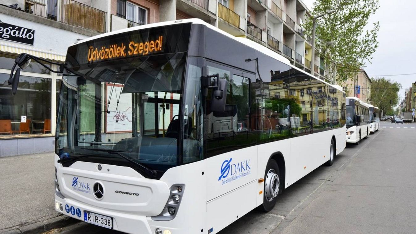 Új buszok álltak forgalomba Szegeden