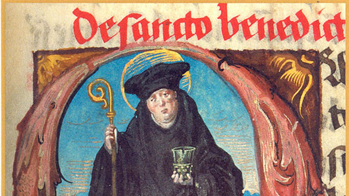 Benedek, a leghíresebb középkori tanító