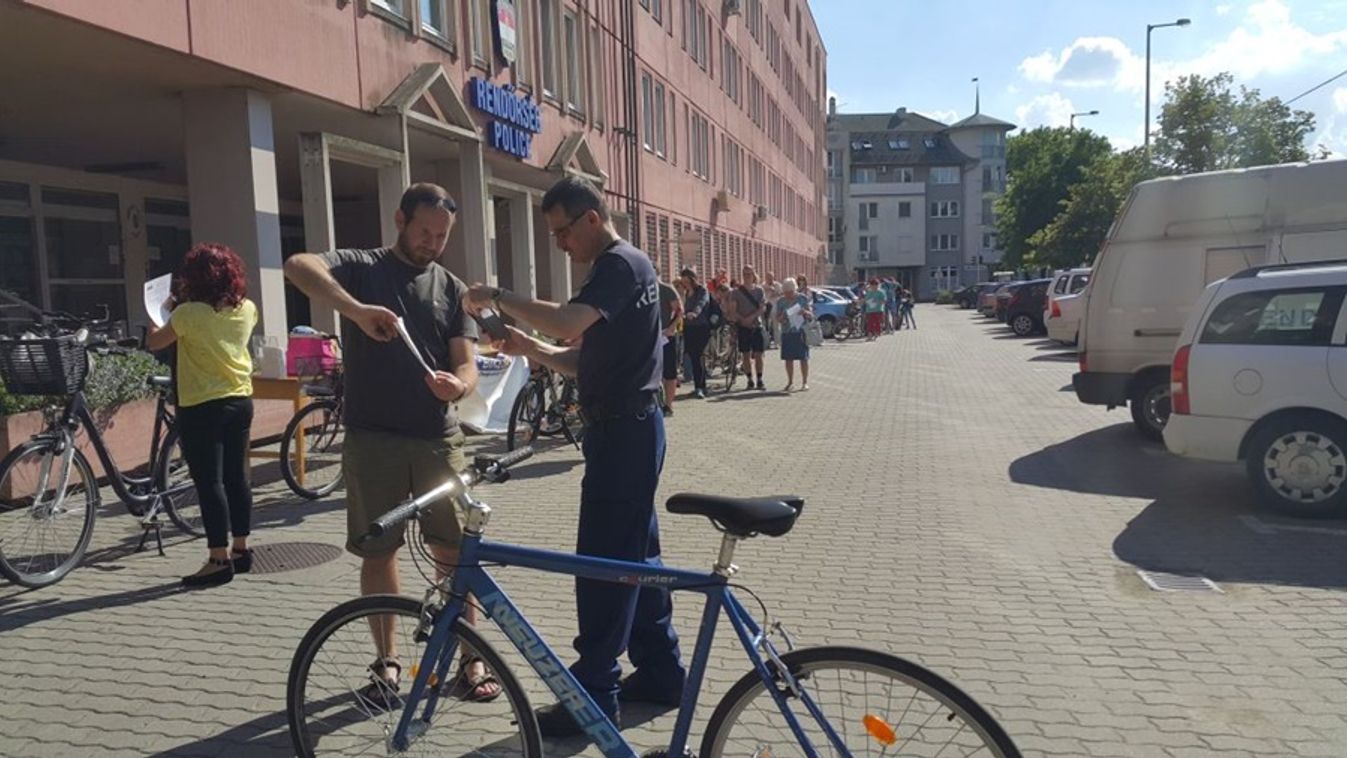 Ismét kerékpárregisztrációt tartanak a szegedi rendőrök