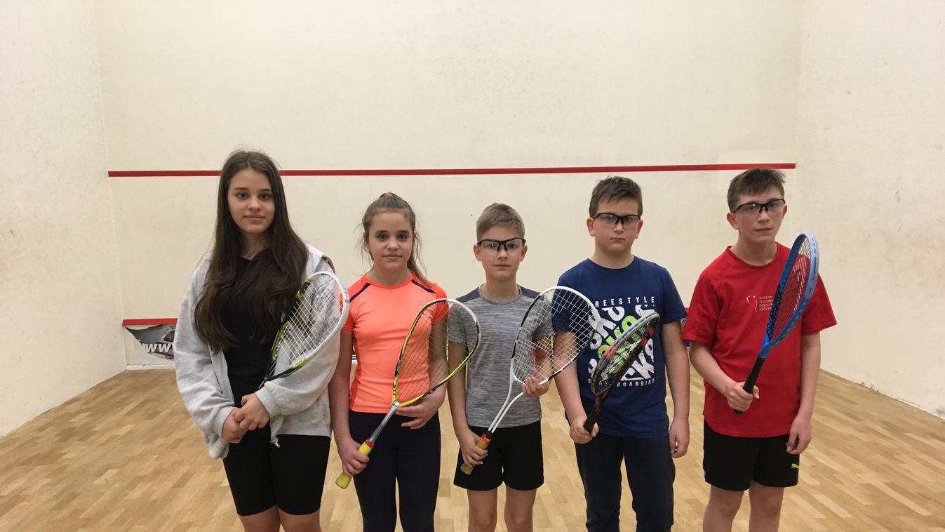 Remekeltek a szegedi Platán Sport Egyesület junior squash játékosai