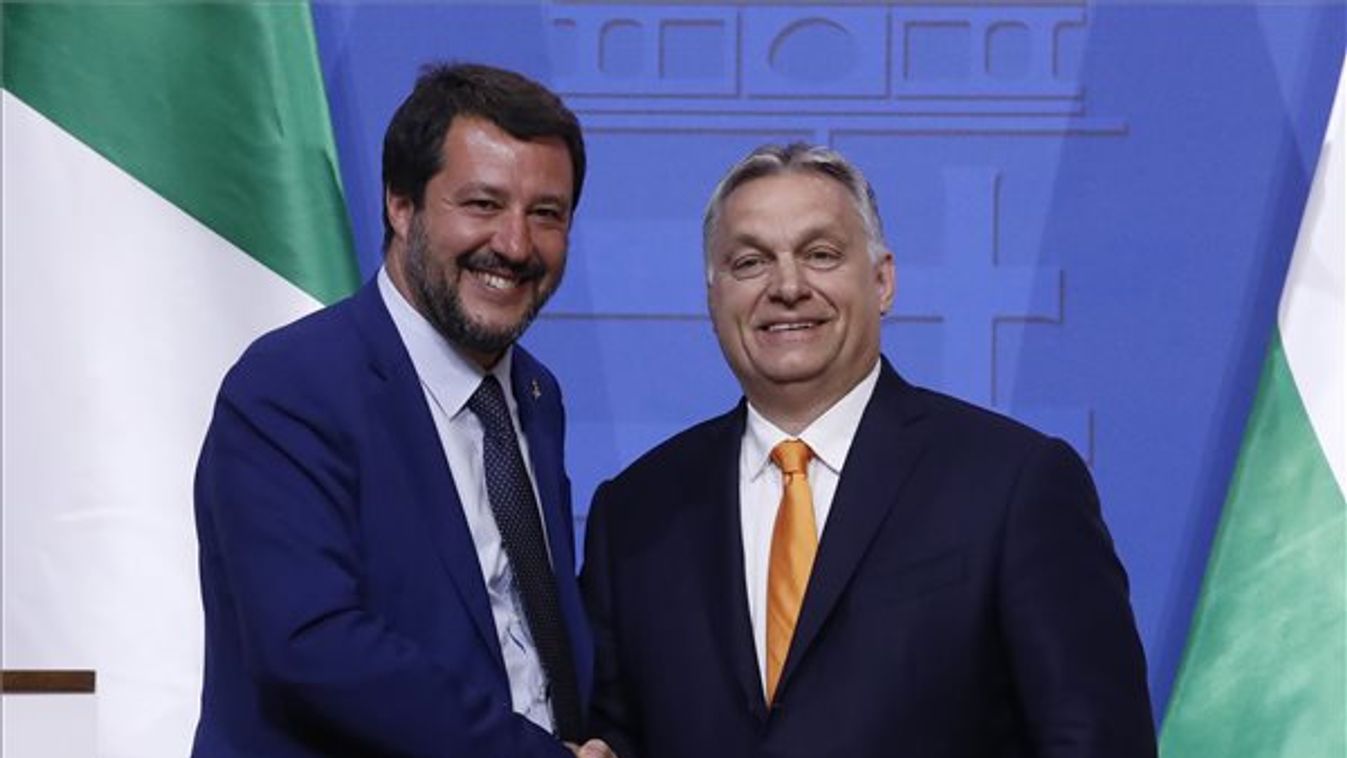 Orbán: Salvinivel együtt kell Európát megvédeni a migránsinvázióval szemben