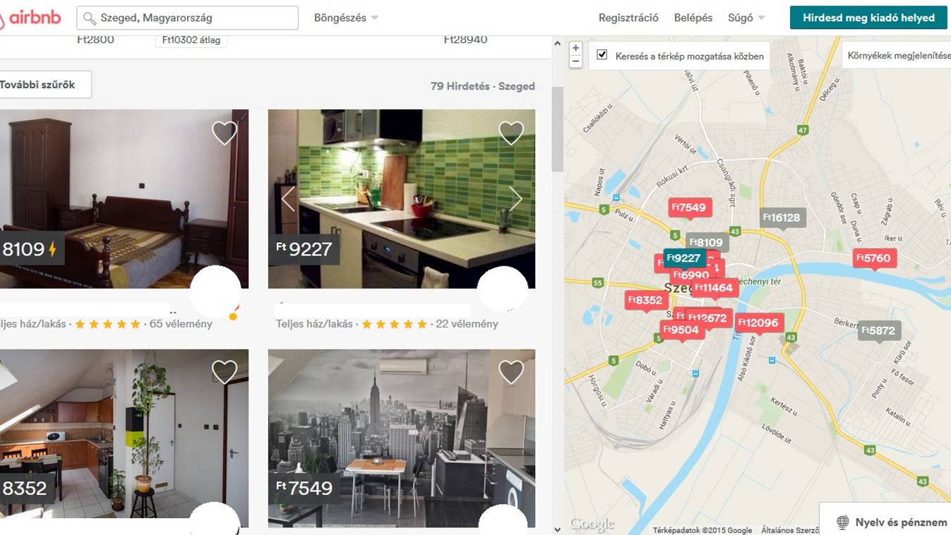 Befellegezhet az Airbnb-nek Szegeden?