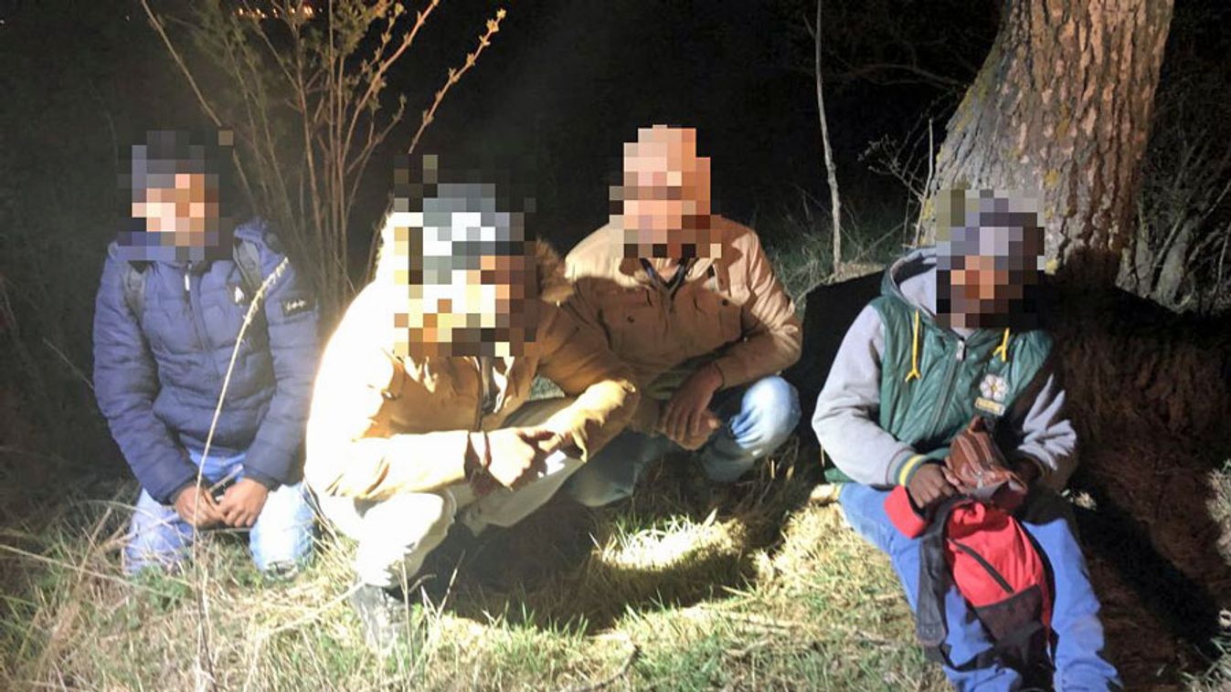 Kilenc bevándorlót kapcsoltak le Csongrádban