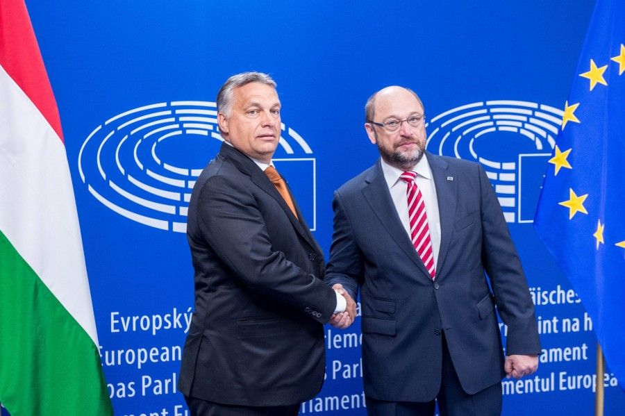 SCHULZ, Martin; Orbán Viktor