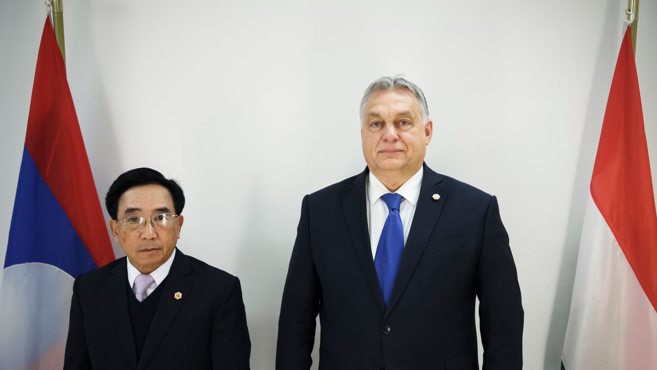 Orbán Viktor a laoszi miniszterelnökkel tárgyalt