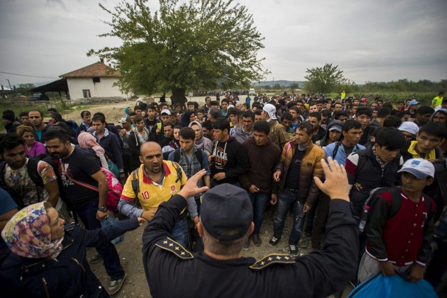 Illegális bevándorlás - Migránsok Macedóniában