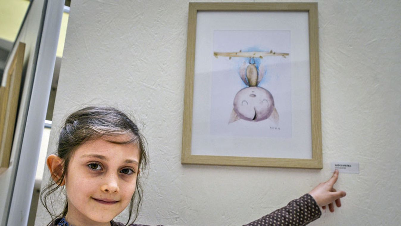 Nyolcéves temesvári kislány tárlata nyílt a kormányhivatalban