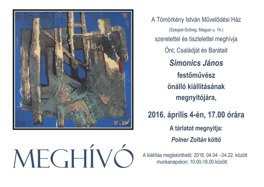 Simonics János kiállítás
