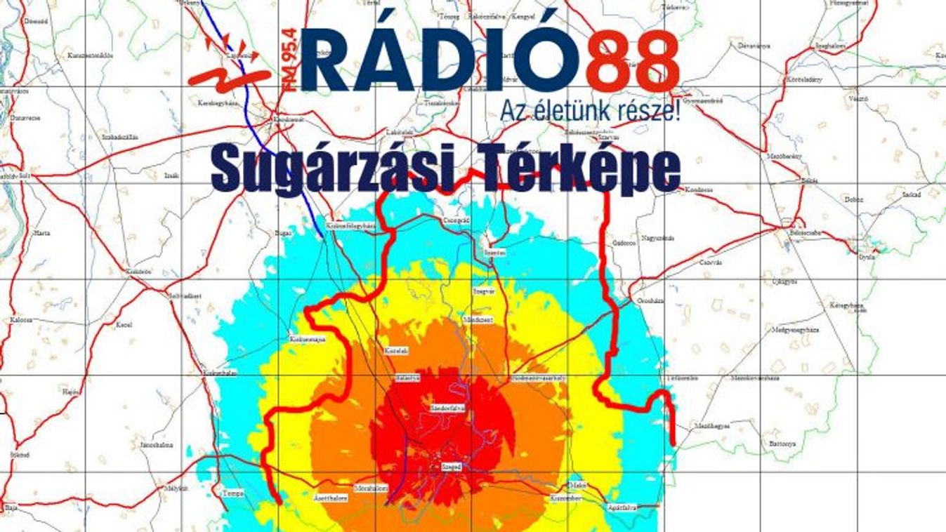 A szegedi Rádió 88 Magyarország legerősebb vidéki rádiója - a megyeszékhelyek közül!