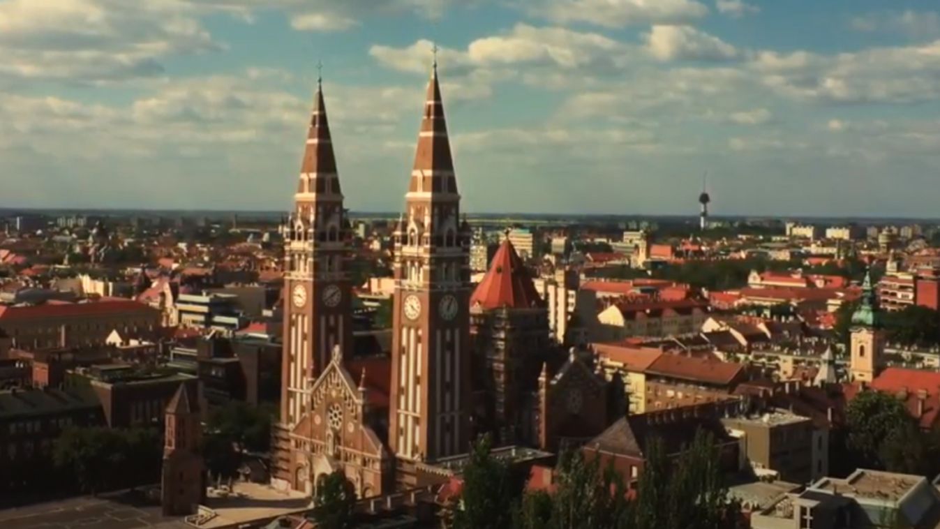 Bámulatos drónfelvételek az újjáéledt Szegedről – videó!