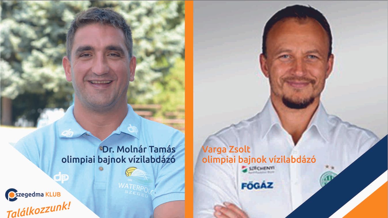Molnár Tamás és Varga Zsolt a SZEGEDma Klub következő vendégei