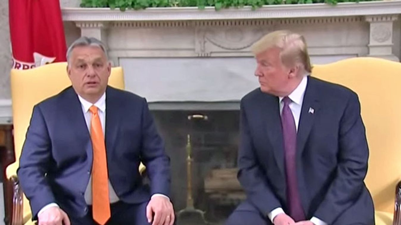 Donald Trumppal tárgyalt Orbán Viktor Washingtonban - videó!