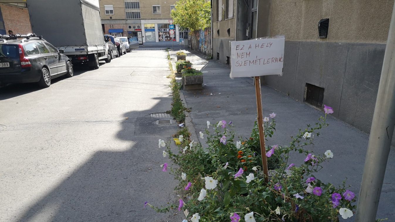 Leszart kapualjjal és határozottan nem szemétlerakó virágtartóval sokkol a belváros