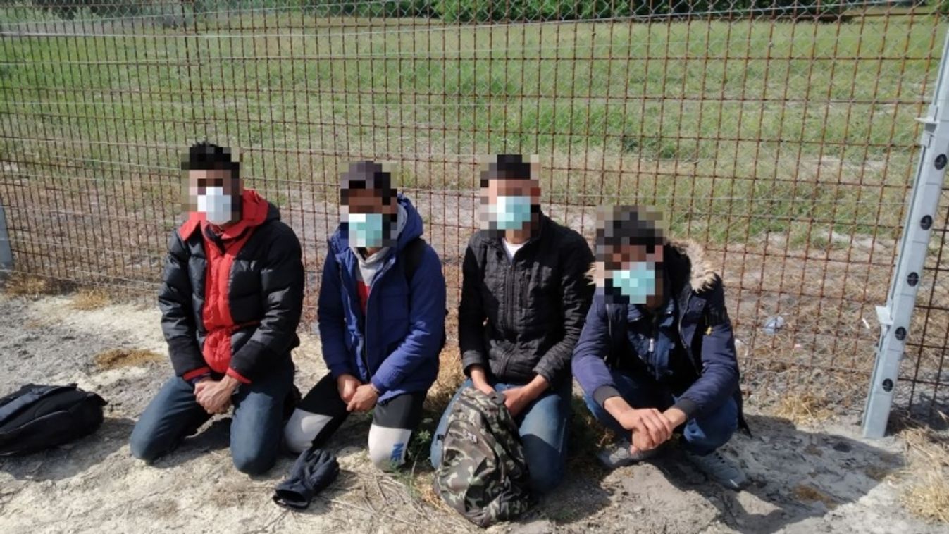 Hét migránst tartóztattak fel Klárafalván