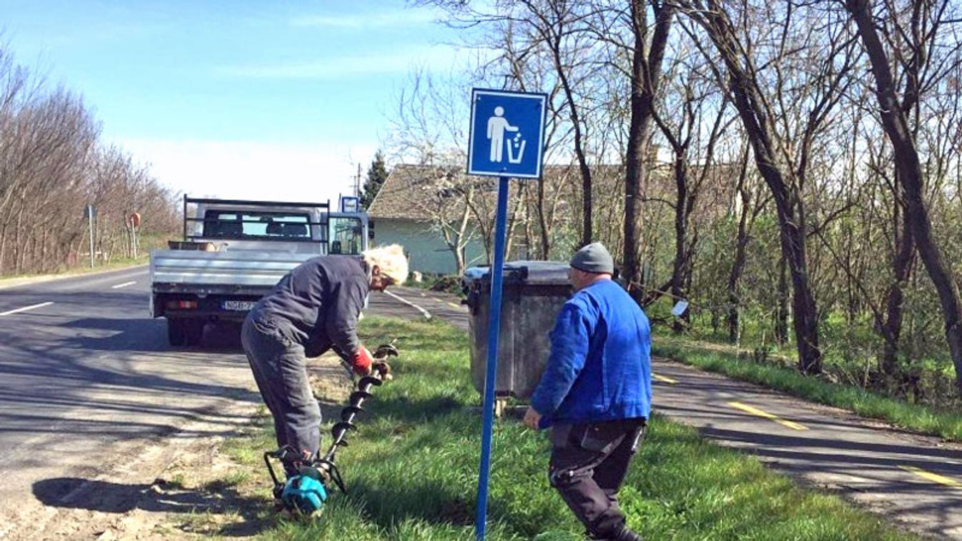 Táblákkal küzd az illegális szemetelők ellen a maroslelei önkormányzat