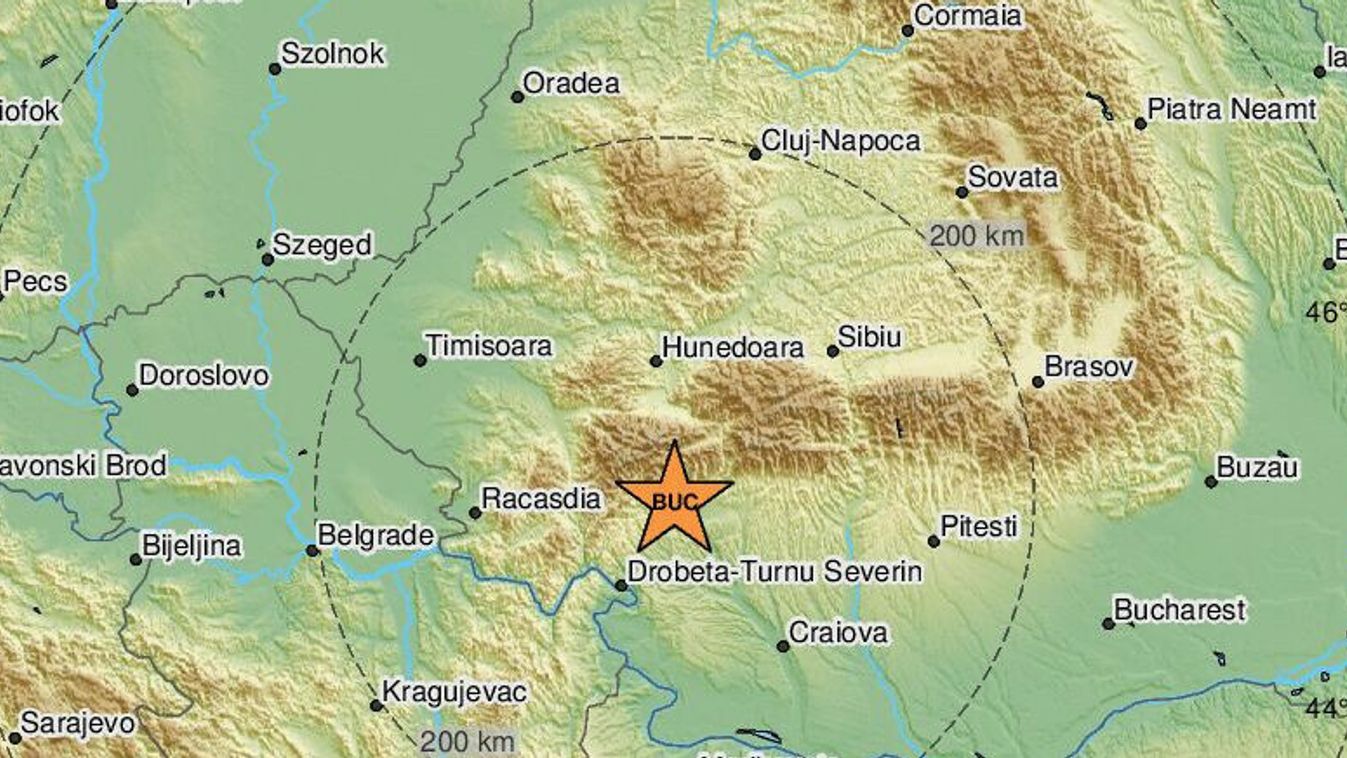 Újabb földrengést észleltek Romániában