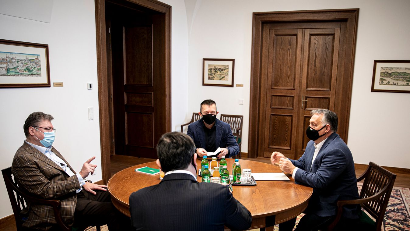 Orbán Viktor a gazdasági kamara elnökével tárgyalt