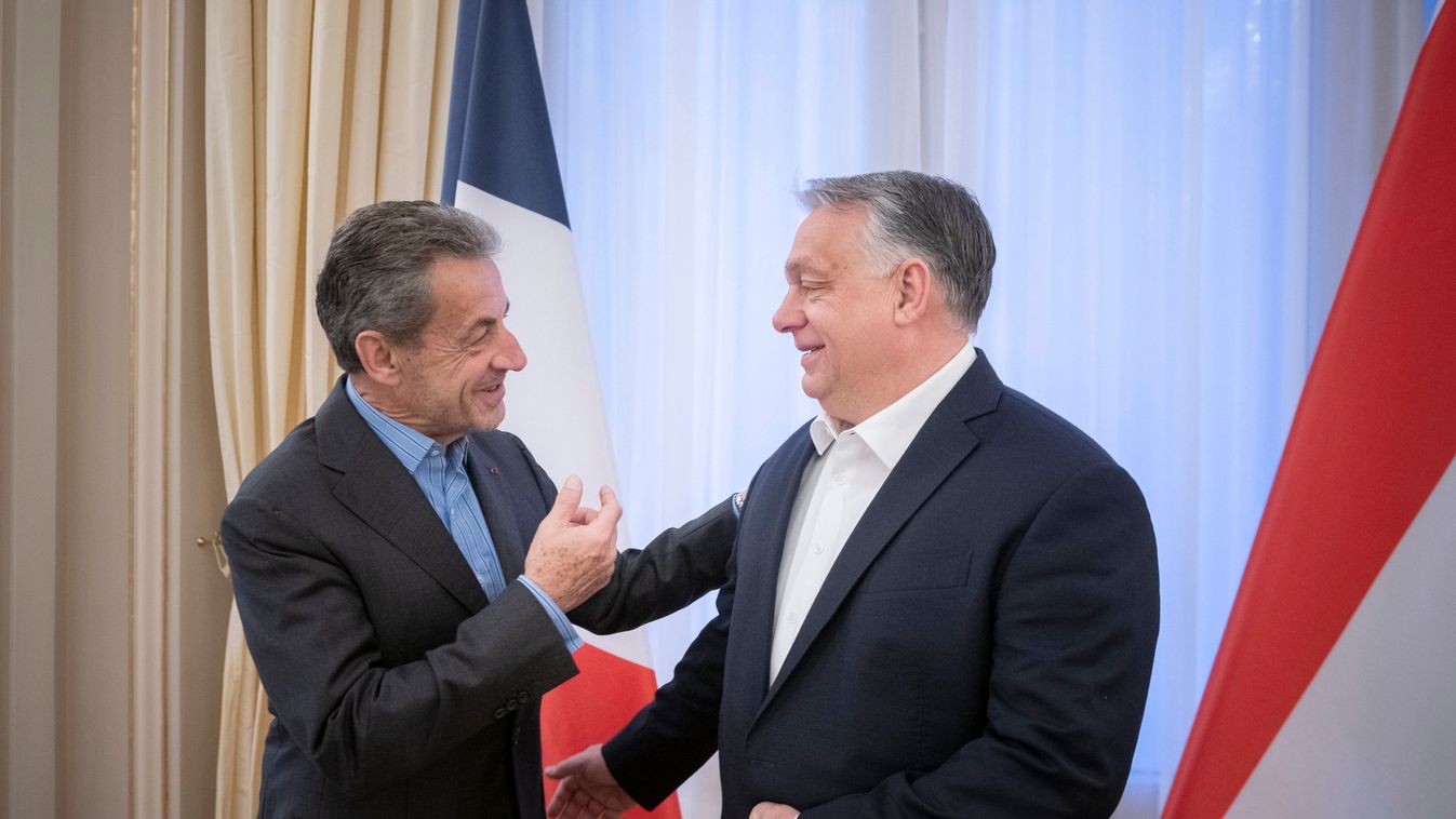 Orbán Viktor Sarkozy volt francia elnökkel tárgyalt