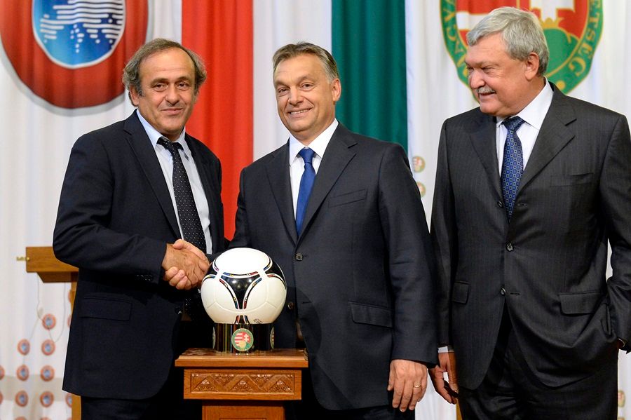 PLATINI, Michel; Orbán Viktor; Csányi Sándor