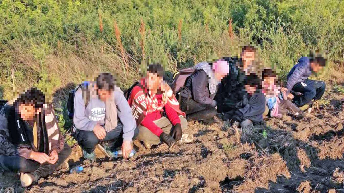 Egy tucat migránst állítottak meg Kiszombornál