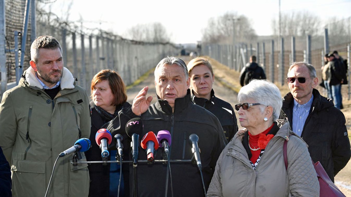 Orbán Viktor Röszkén: Növekedhet a migrációs nyomás a déli határon
