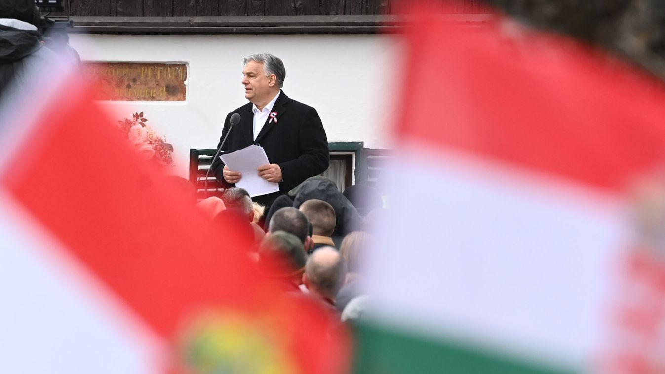 Orbán Viktor: Petőfi éppúgy, mint mi egy szabad Magyarország boldog polgára akart lenni