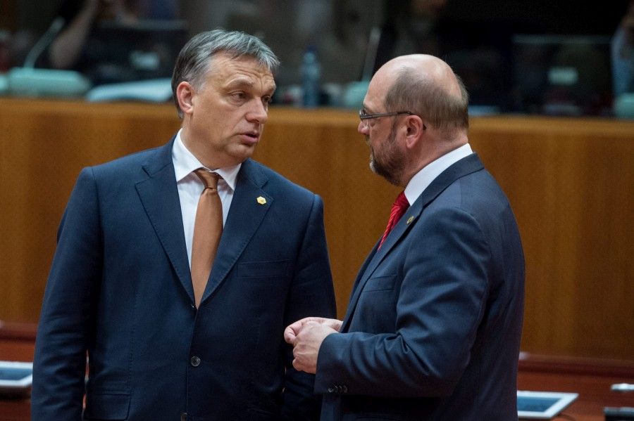 SCHULZ, Martin; Orbán Viktor