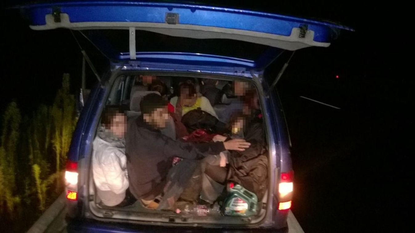 Migránsokat és embercsempészeket fogtak el Belgiumban