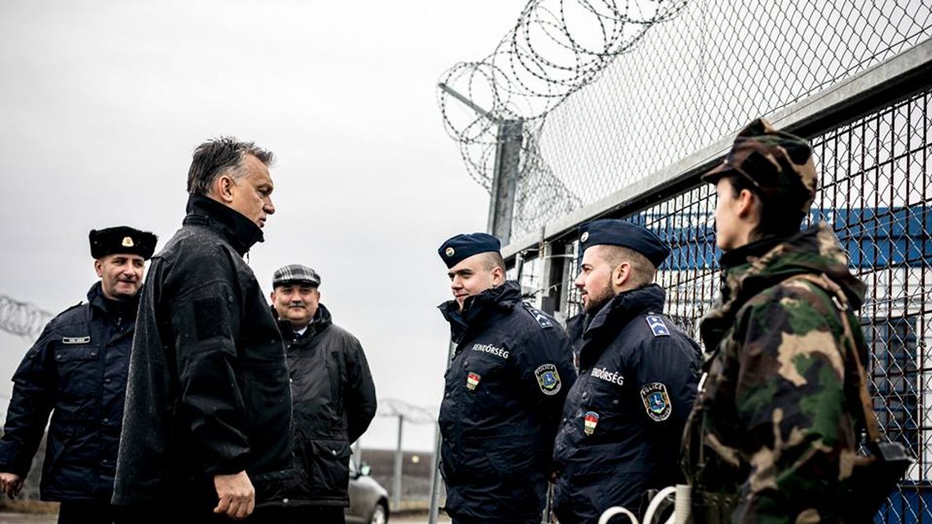 Orbán Viktor Tompánál nézte meg a határkerítést
