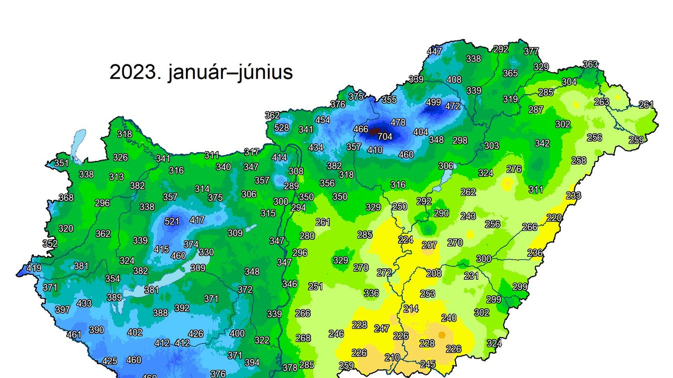 Idén is Szeged környéke a legszárazabb, bár dupla annyi csapadék esett, mint tavaly